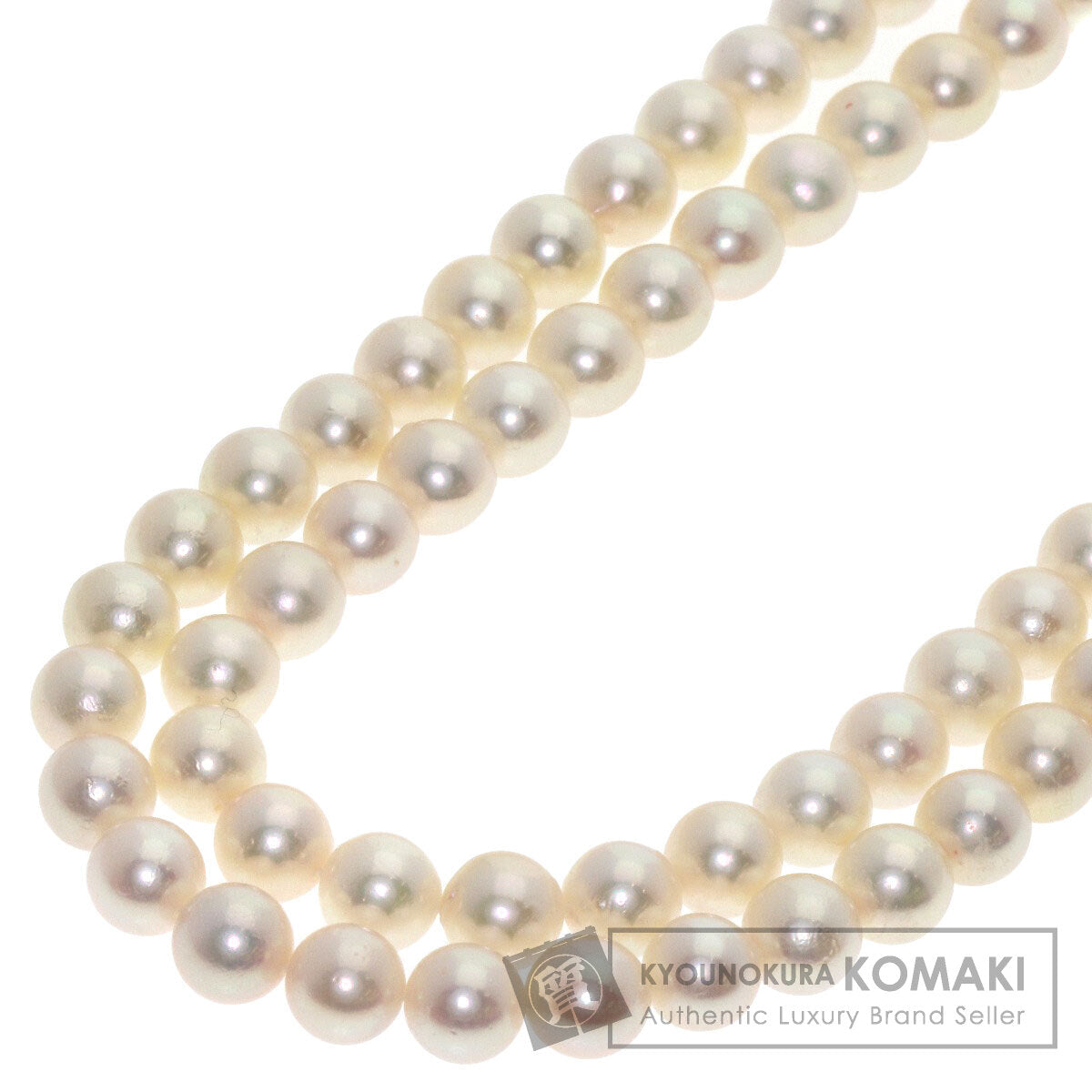 タサキ パール 真珠 ルビー 2連 ネックレス 中古 商品画像1