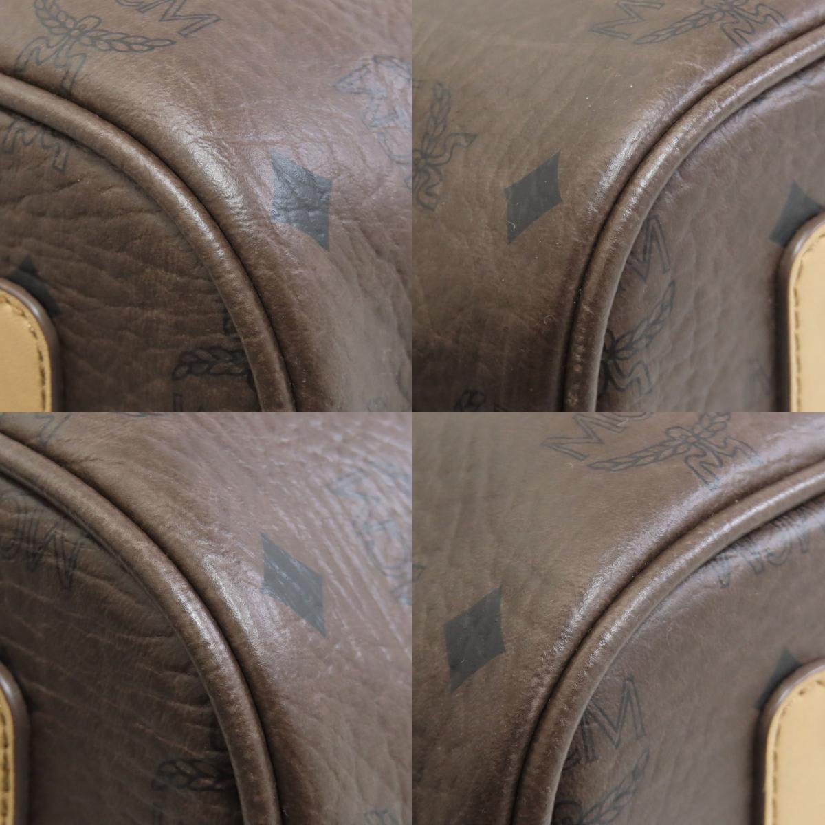 MCM エムシーエム ロゴ トートバッグ PVC レディース 中古