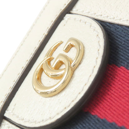 GUCCI グッチ 503877 オフィディア シェリーライン ショルダーバッグ レザー レディース 中古