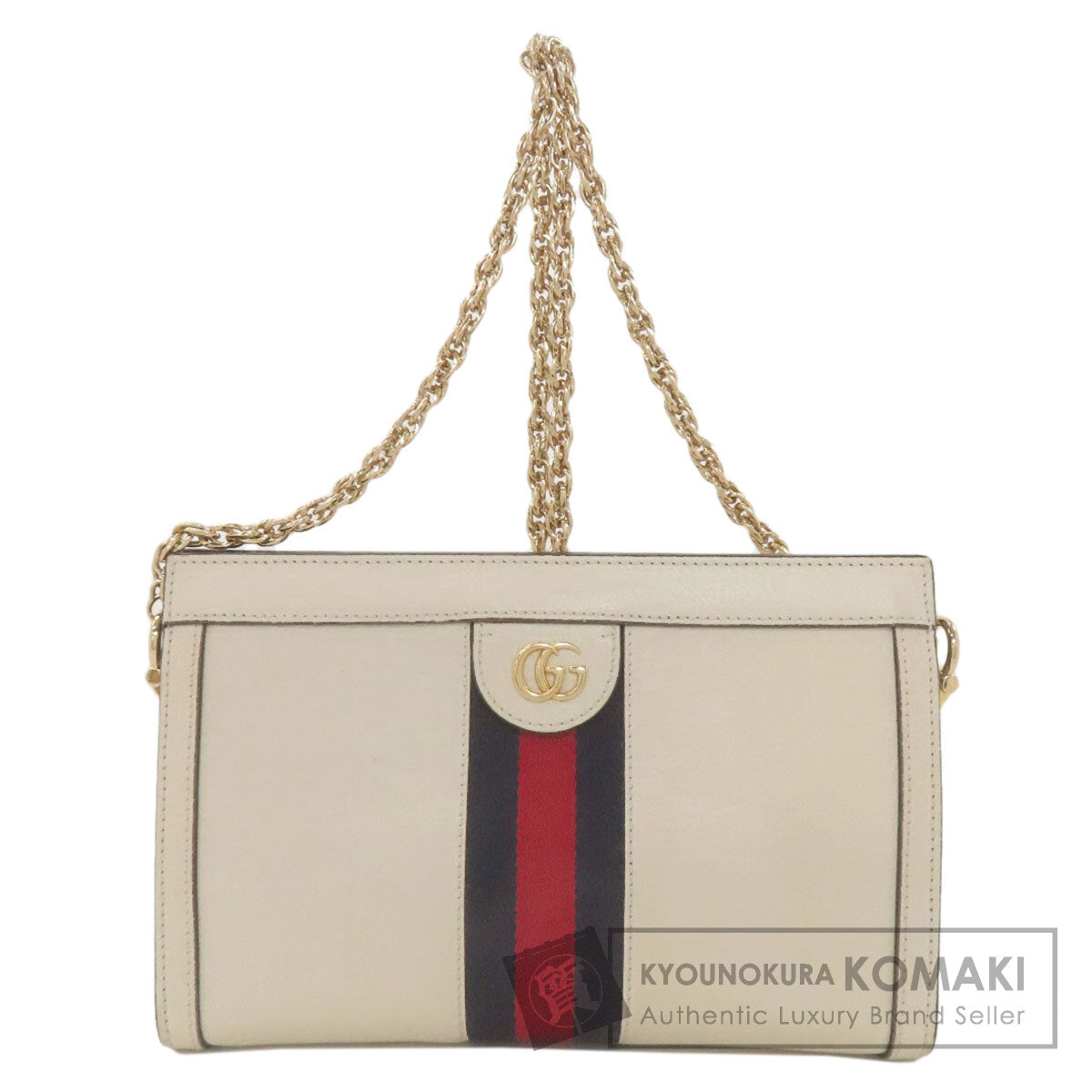GUCCI グッチ 503877 オフィディア シェリーライン ショルダーバッグ レザー レディース 中古