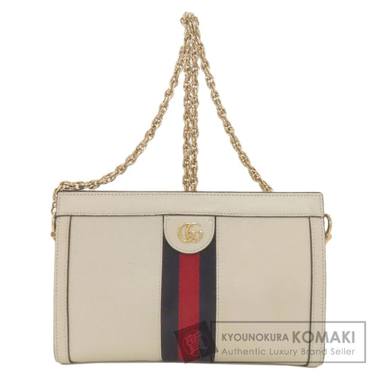 GUCCI グッチ 503877 オフィディア シェリーライン ショルダーバッグ レザー レディース 中古