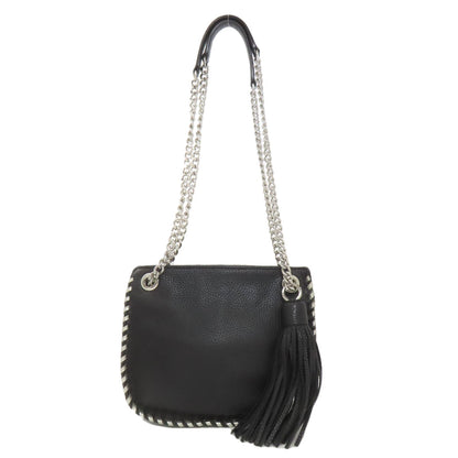 MICHAEL MICHAEL KORS マイケルマイケルコース タッセル ショルダーバッグ レザー レディース 中古