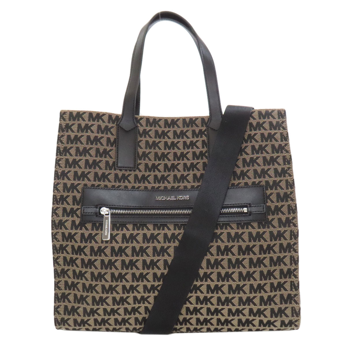 Michael Kors マイケルコース MKシグネチャー 2WAY トートバッグ キャンバス レディース 中古