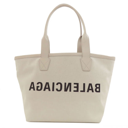 BALENCIAGA バレンシアガ 692008 ジャンボ スモール トートバッグ キャンバス レディース 中古
