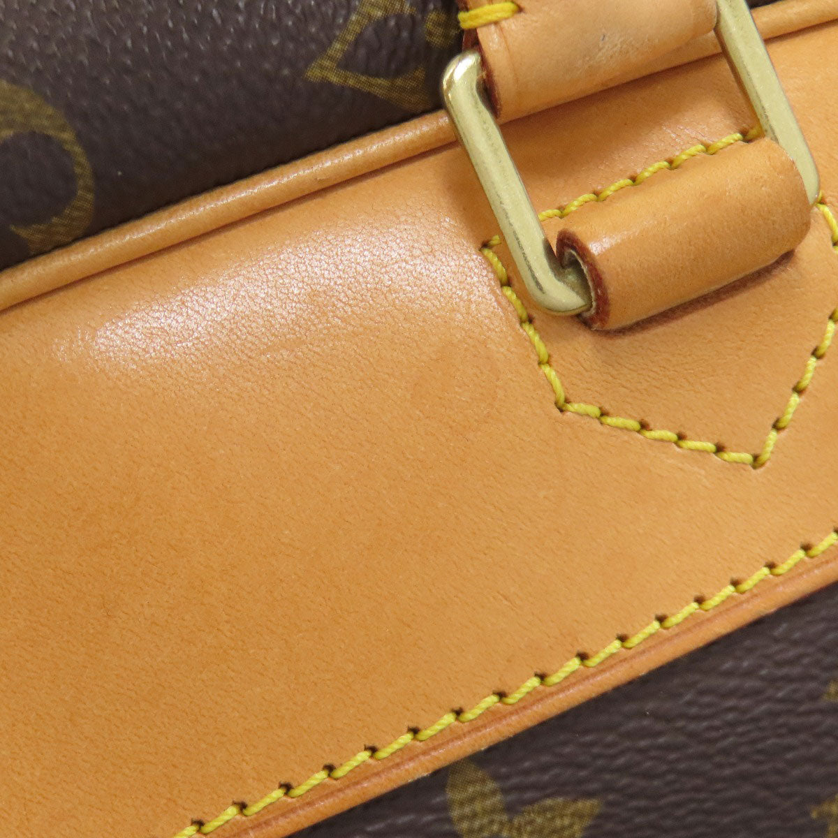 LOUIS VUITTON ルイヴィトン M47270 ドーヴィル ハンドバッグ モノグラムキャンバス レディース 中古
