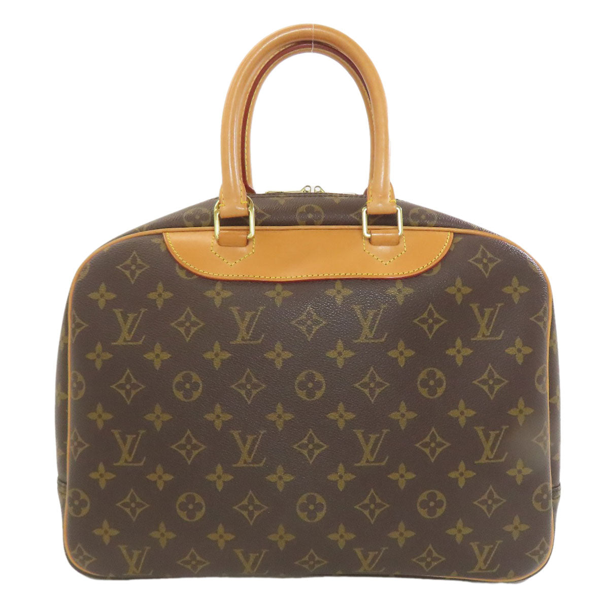 LOUIS VUITTON ルイヴィトン M47270 ドーヴィル ハンドバッグ モノグラムキャンバス レディース 中古