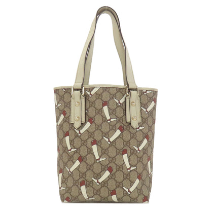 GUCCI グッチ 257250 アウトレット GG ブーツ GGスプリーム ハンドバッグ PVC レディース 中古