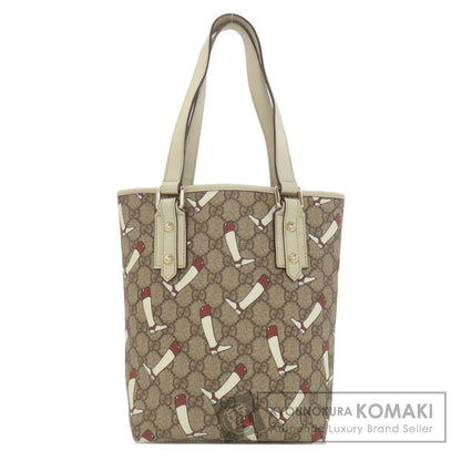 GUCCI グッチ 257250 アウトレット GG ブーツ GGスプリーム ハンドバッグ PVC レディース 中古