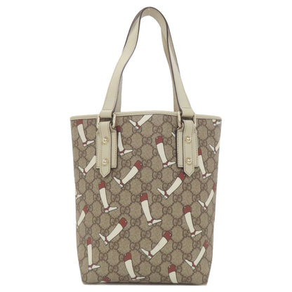 GUCCI グッチ 257250 アウトレット GG ブーツ GGスプリーム ハンドバッグ PVC レディース 中古