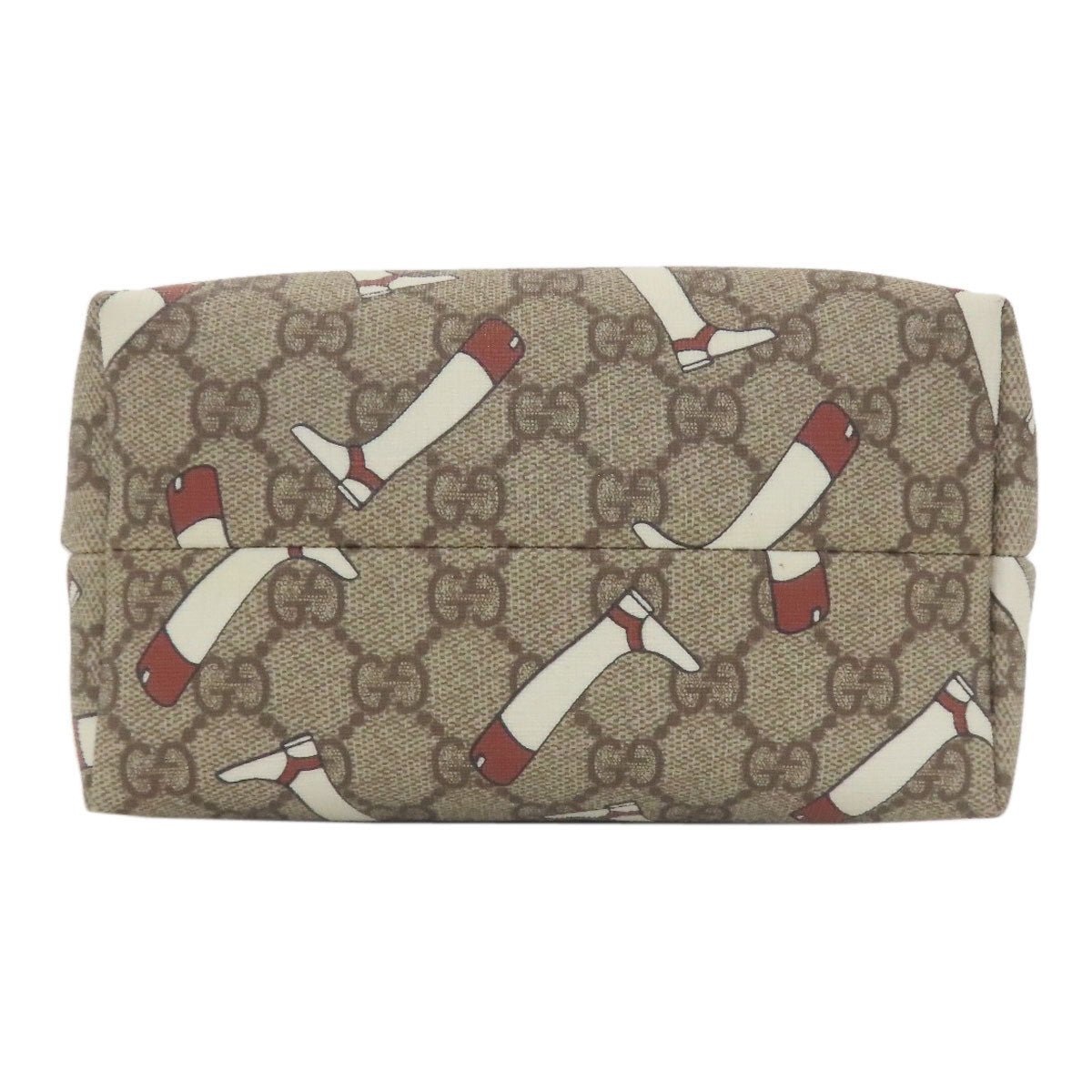 GUCCI グッチ 257250 アウトレット GG ブーツ GGスプリーム ハンドバッグ PVC レディース 中古