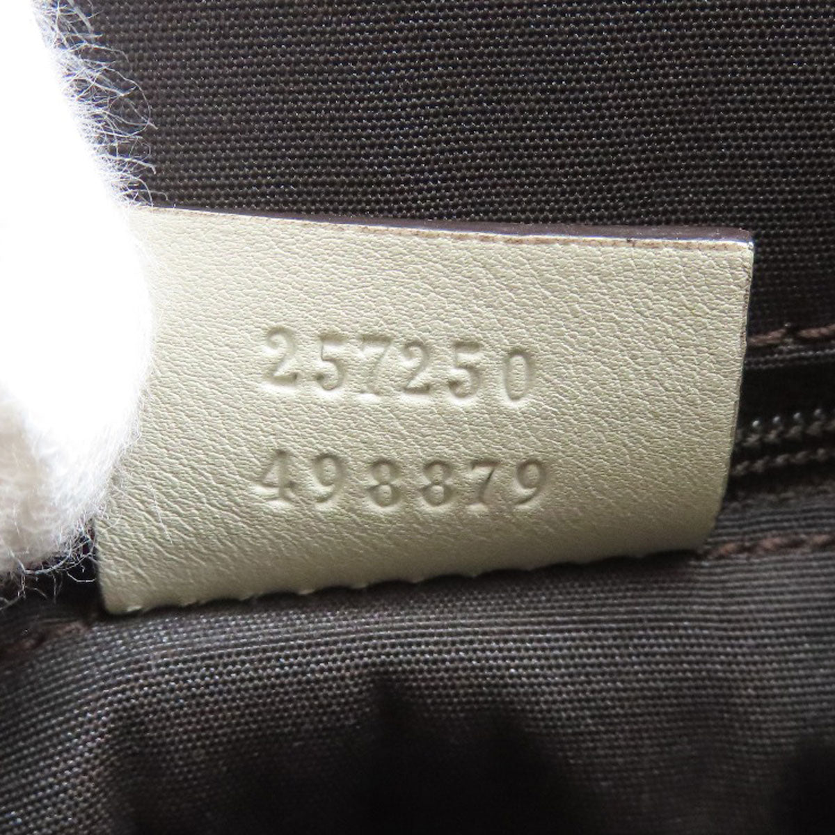 GUCCI グッチ 257250 アウトレット GG ブーツ GGスプリーム ハンドバッグ PVC レディース 中古