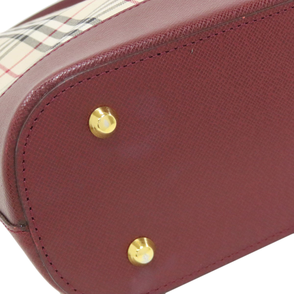 BURBERRY バーバリー ワンショルダー バーバリーチェック ノバチェック ショルダーバッグ キャンバス レディース 中古