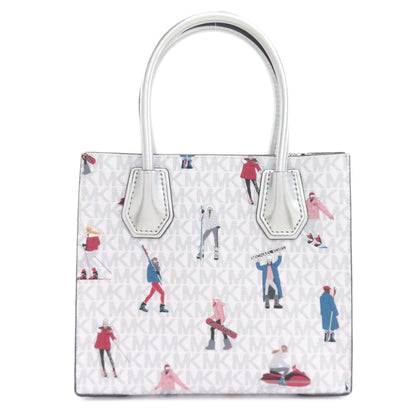 Michael Kors マイケルコース ウィンター 人物モチーフ 2WAY ハンドバッグ PVC レディース 中古