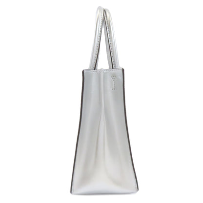 Michael Kors マイケルコース ウィンター 人物モチーフ 2WAY ハンドバッグ PVC レディース 中古