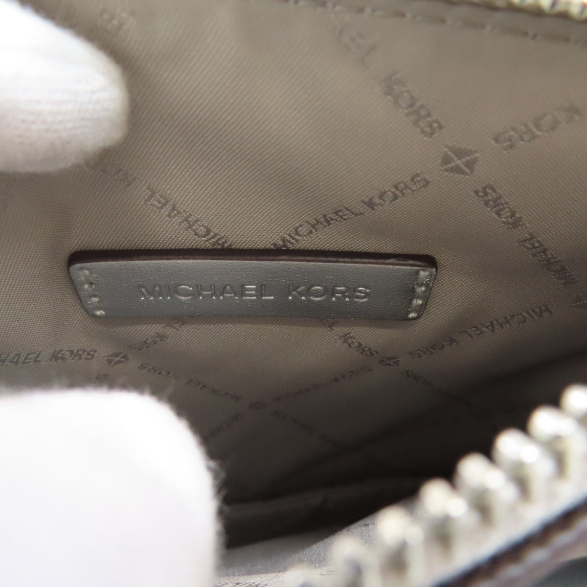 Michael Kors マイケルコース ウィンター 人物モチーフ 2WAY ハンドバッグ PVC レディース 中古