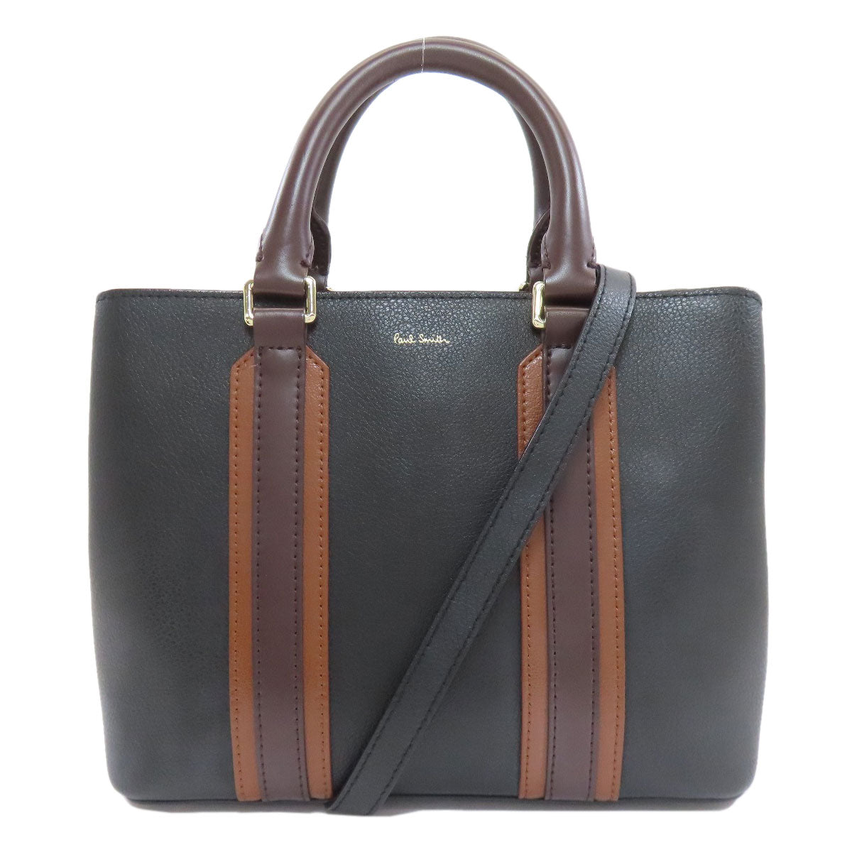 Paul Smith ポール・スミス 2WAY ハンドバッグ レザー レディース 中古