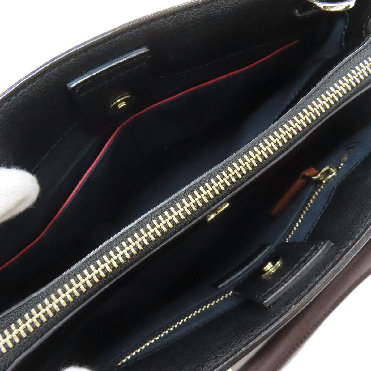 Paul Smith ポール・スミス 2WAY ハンドバッグ レザー レディース 中古