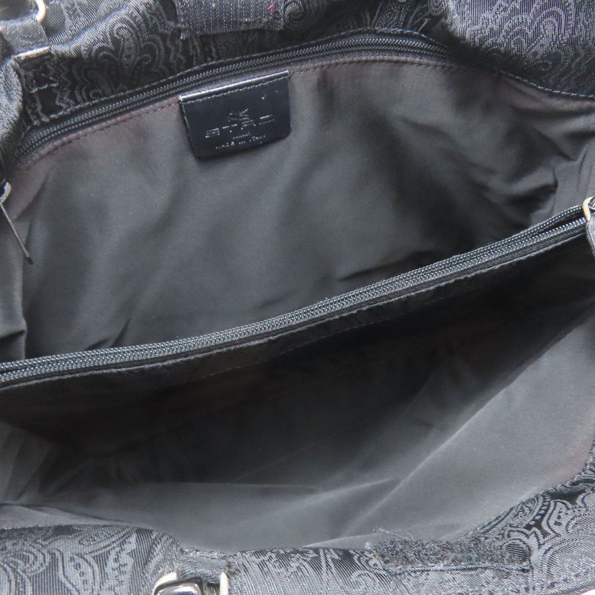 ETRO エトロ ペイズリー柄 ハンドバッグ ナイロン レディース 中古