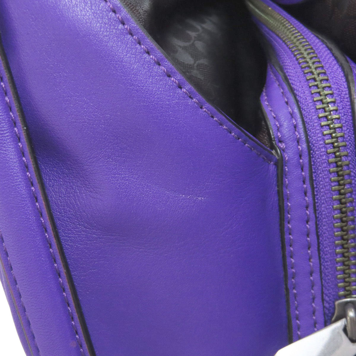 COACH コーチ 32221 ロゴ ハンドバッグ レザー レディース 中古