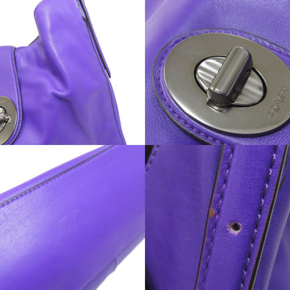 COACH コーチ 32221 ロゴ ハンドバッグ レザー レディース 中古