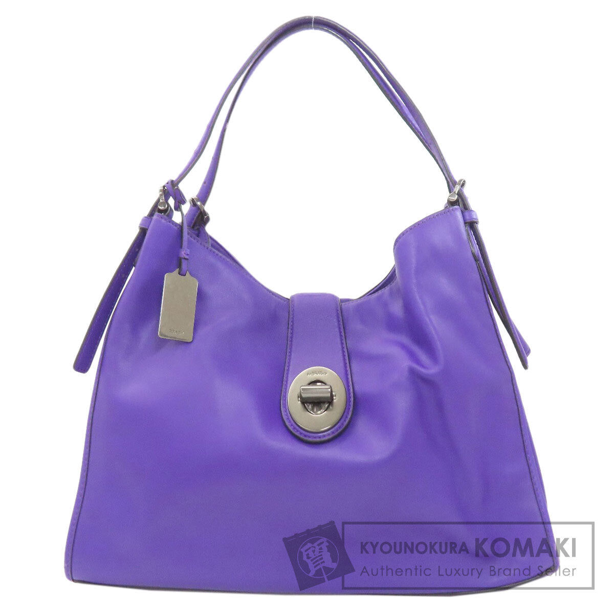 COACH コーチ 32221 ロゴ ハンドバッグ レザー レディース 中古