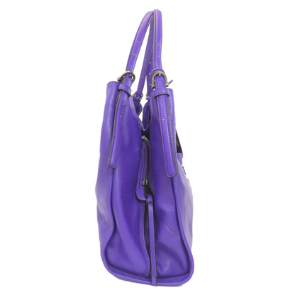 COACH コーチ 32221 ロゴ ハンドバッグ レザー レディース 中古