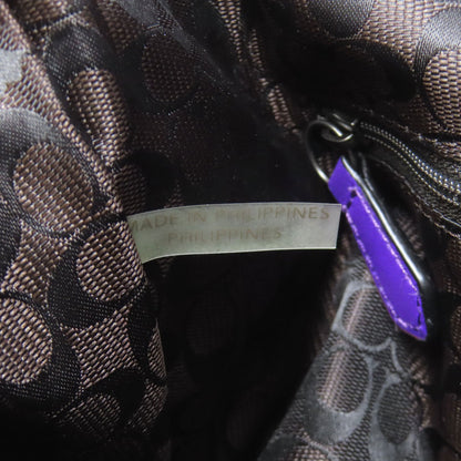 COACH コーチ 32221 ロゴ ハンドバッグ レザー レディース 中古