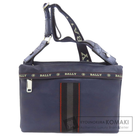 BALLY バリー ロゴ ショルダーバッグ レザー レディース 中古