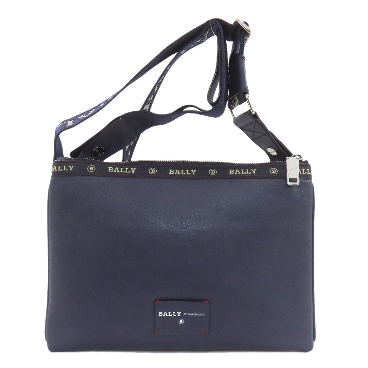 BALLY バリー ロゴ ショルダーバッグ レザー レディース 中古