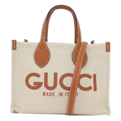 GUCCI グッチ 772144 グッチプリント スモール ハンドバッグ キャンバス レディース 中古