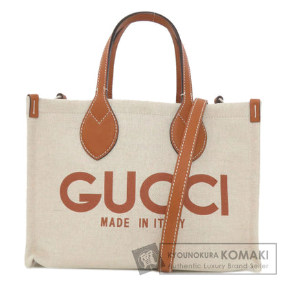 GUCCI グッチ 772144 グッチプリント スモール ハンドバッグ キャンバス レディース 中古