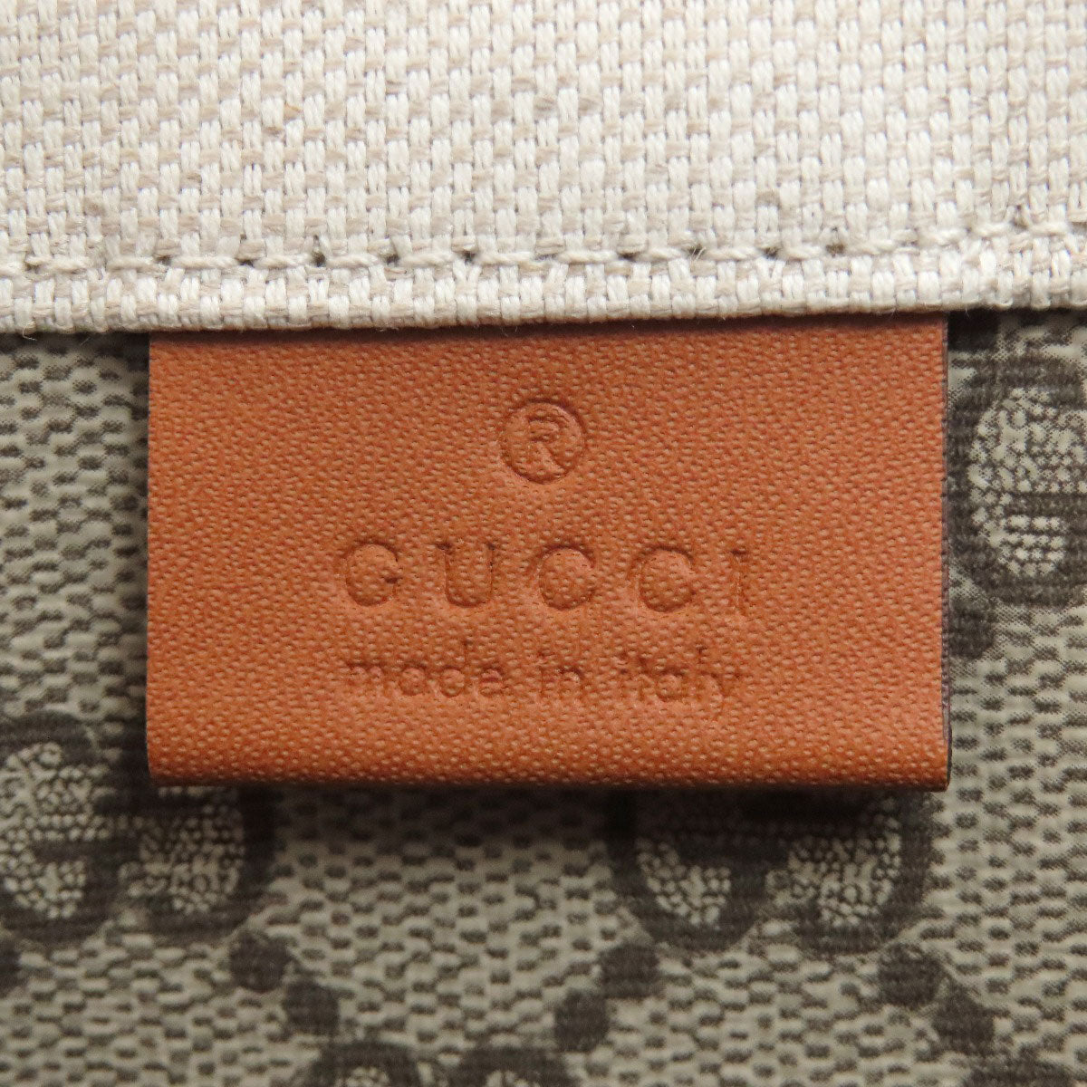 GUCCI グッチ 772144 グッチプリント スモール ハンドバッグ キャンバス レディース 中古