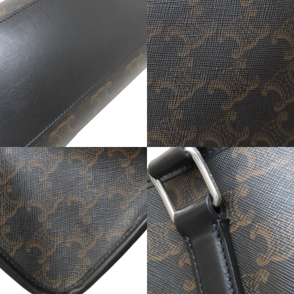CELINE セリーヌ トリオンフ 2WAY ハンドバッグ PVC レディース 中古