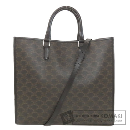 CELINE セリーヌ トリオンフ 2WAY ハンドバッグ PVC レディース 中古