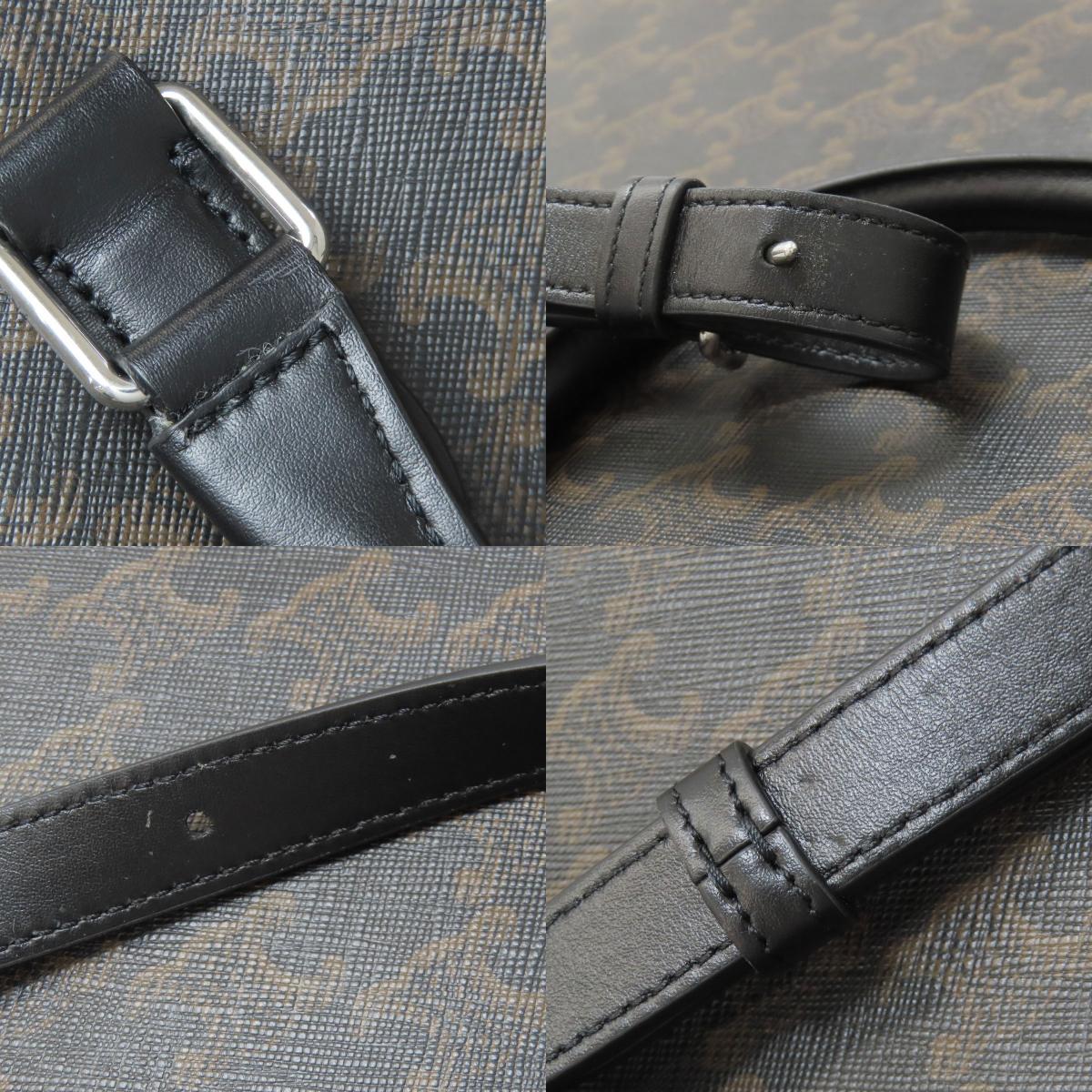 CELINE セリーヌ トリオンフ 2WAY ハンドバッグ PVC レディース 中古