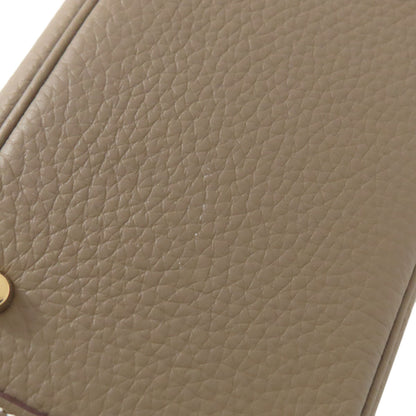 HERMES エルメス リンディ 20 ミニ エトープ ゴールド金具 ハンドバッグ トリヨン レディース 中古