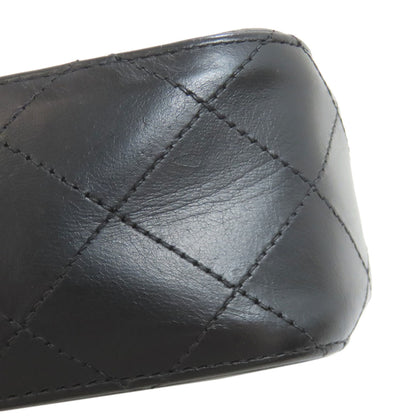 CHANEL シャネル チェーンショルダー マトラッセ ゴールド金具 ショルダーバッグ ラムスキン レディース 中古