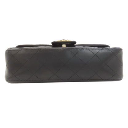 CHANEL シャネル チェーンショルダー マトラッセ ゴールド金具 ショルダーバッグ ラムスキン レディース 中古
