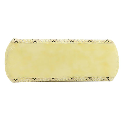 CHANEL シャネル マドモアゼル ボーリングバッグ シルバー金具 ショルダーバッグ エナメル レディース 中古