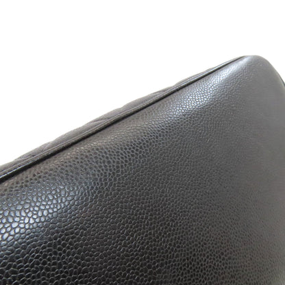 CHANEL シャネル 復刻トート シルバー金具 トートバッグ グレインド カーフスキン レディース 中古