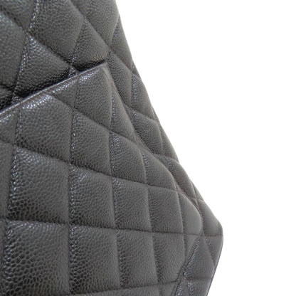 CHANEL シャネル 復刻トート シルバー金具 トートバッグ グレインド カーフスキン レディース 中古