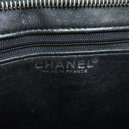CHANEL シャネル 復刻トート シルバー金具 トートバッグ グレインド カーフスキン レディース 中古