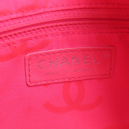CHANEL シャネル カンボンライン シルバー金具 トートバッグ カーフ レディース 中古