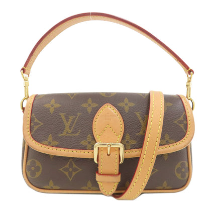 LOUIS VUITTON ルイヴィトン M83298 ナノ・ディアヌ ハンドバッグ モノグラムキャンバス レディース 中古