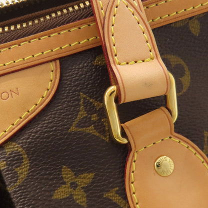 LOUIS VUITTON ルイヴィトン M40145 パレルモPM トートバッグ モノグラムキャンバス レディース 中古