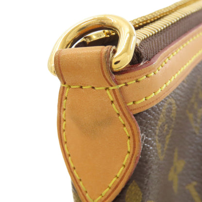 LOUIS VUITTON ルイヴィトン M40145 パレルモPM トートバッグ モノグラムキャンバス レディース 中古
