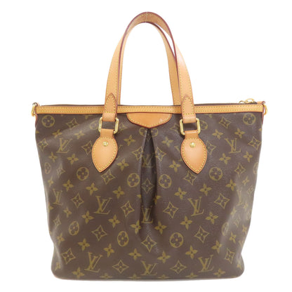 LOUIS VUITTON ルイヴィトン M40145 パレルモPM トートバッグ モノグラムキャンバス レディース 中古