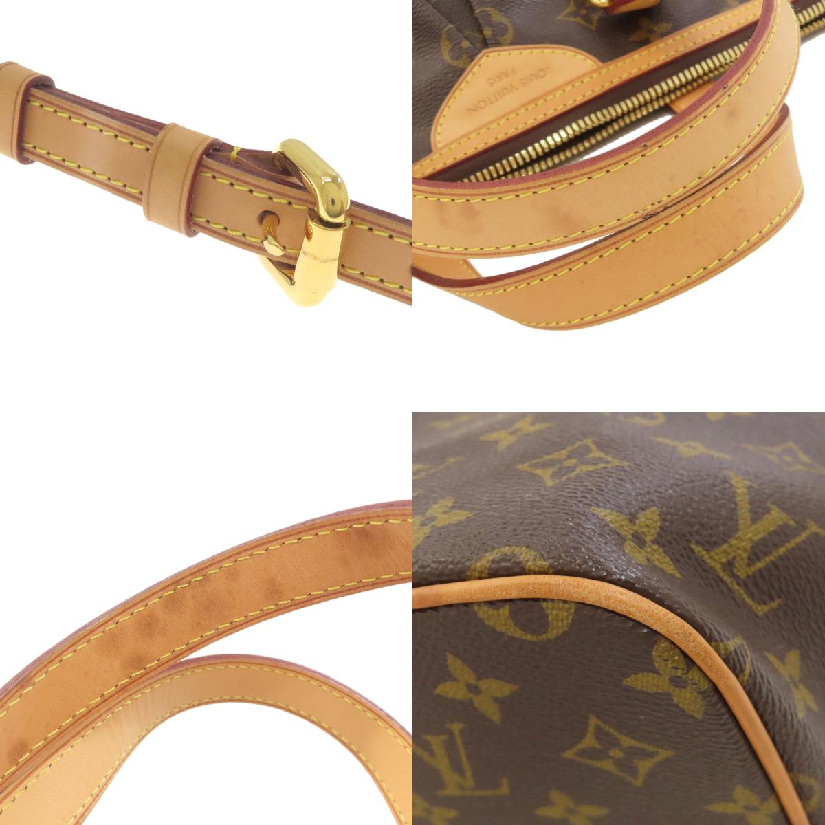 LOUIS VUITTON ルイヴィトン M40145 パレルモPM トートバッグ モノグラムキャンバス レディース 中古