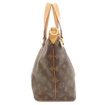 LOUIS VUITTON ルイヴィトン M40145 パレルモPM トートバッグ モノグラムキャンバス レディース 中古