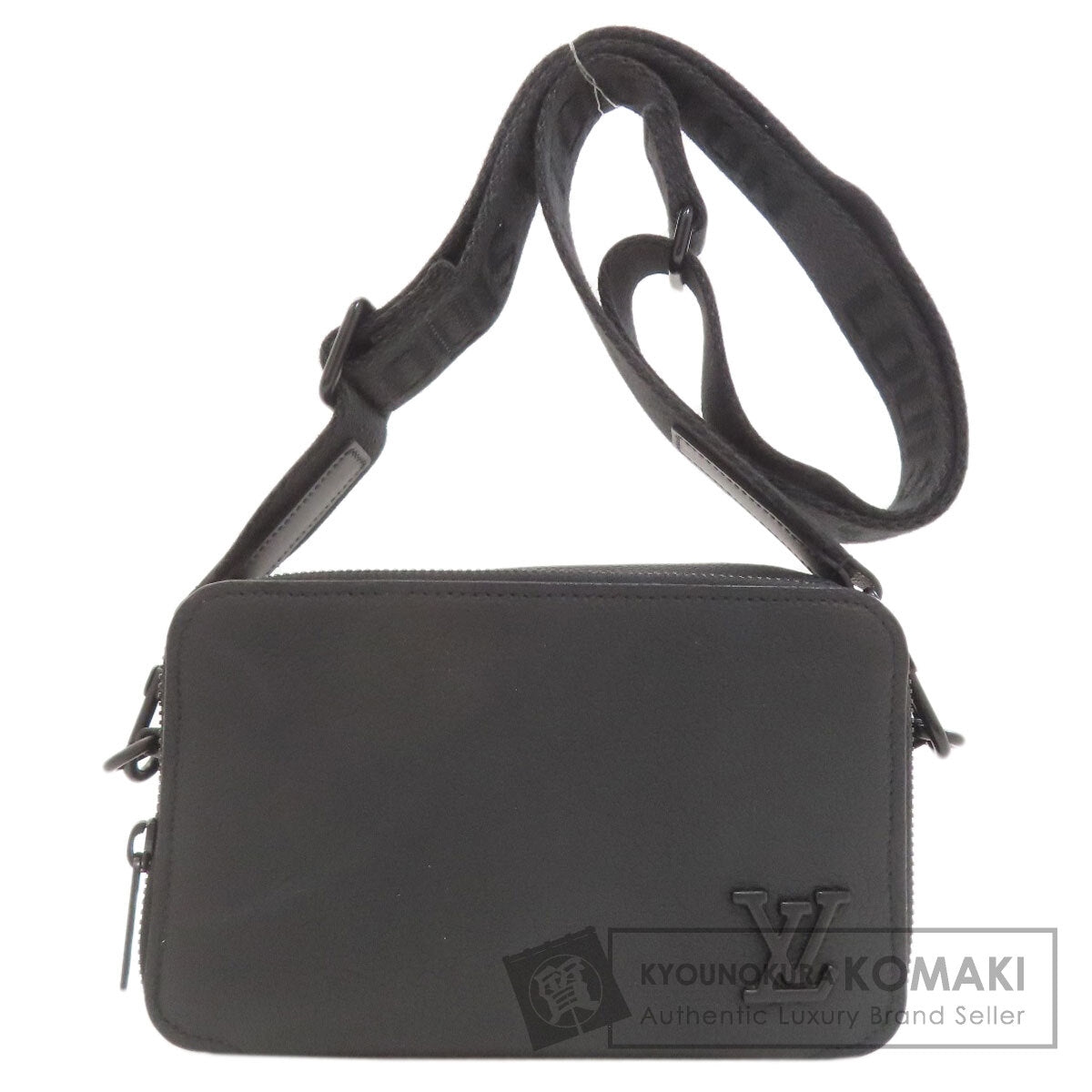 LOUIS VUITTON ルイヴィトン M59161 アルファ・ウェアラブル ウォレット アエログラム ショルダーバッグ トリヨン メンズ 中古